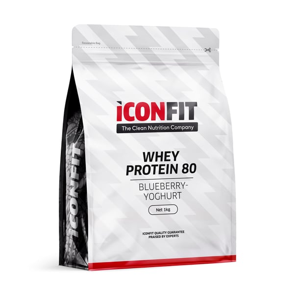 ICONFIT Whey Protein 80 - Blueberry Yoghurt 1kg — Heraproteiini 1