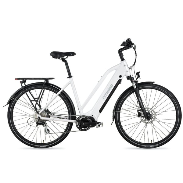 FitNord Ava 500 Sähköpyörä 2024, valkoinen (612 Wh akku) 1