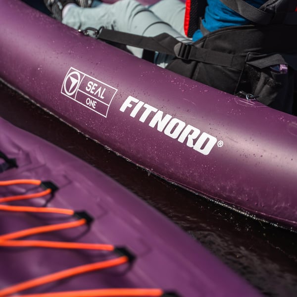 FitNord Seal One ilmatäytteinen kajakki, tummanvioletti (1-istuttava) 2025 8