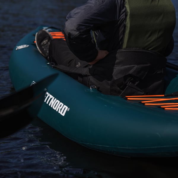 FitNord Seal One ilmatäytteinen kajakki, tummanvihreä (1-istuttava) 2025 5