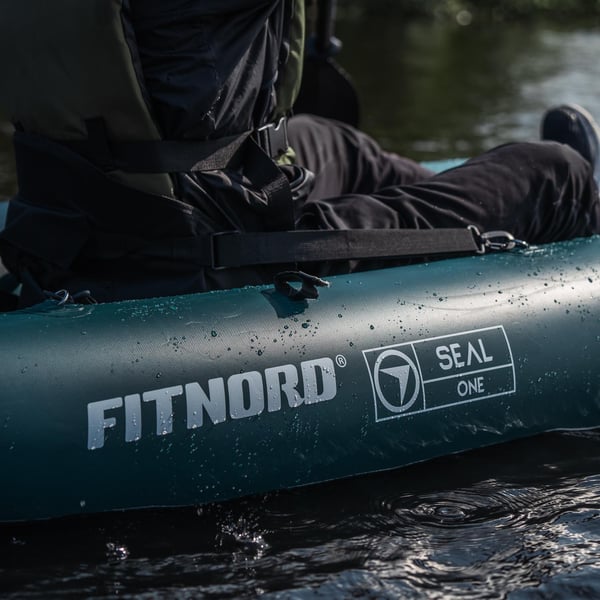FitNord Seal One ilmatäytteinen kajakki, tummanvihreä (1-istuttava) 2025 7
