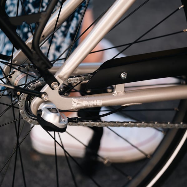 FitNord Classic 300 Sähköpyörä 2024, hopea (489,6 Wh akku) 5