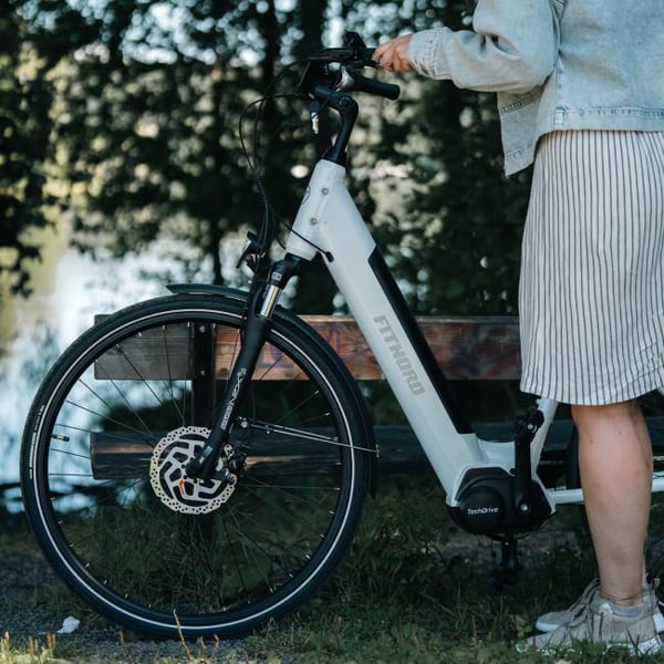 FitNord Classic 500 Sähköpyörä 2025, valkoinen 15