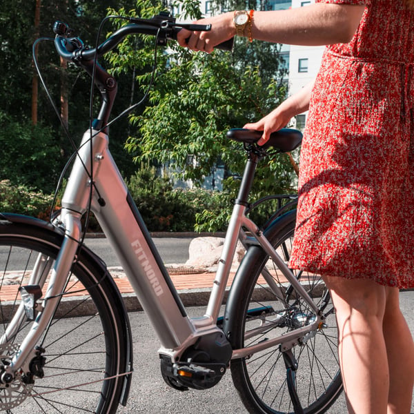 FitNord Classic 300 Sähköpyörä 2024, punainen (489,6 Wh akku) 4