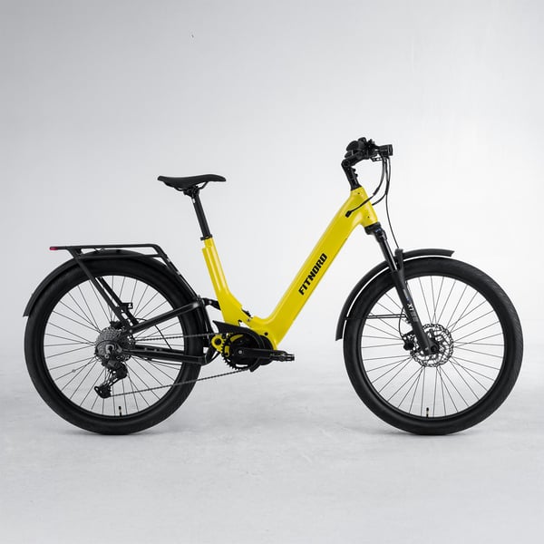 FitNord Ava 700FS Sähköpyörä, keltainen 1