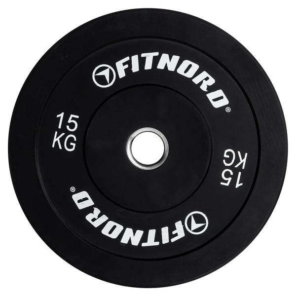 FitNord Bumper Black Levypaino 15 kg 1