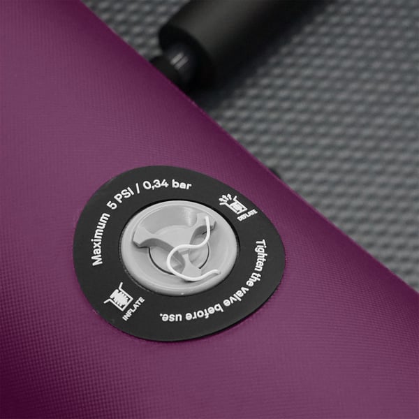 FitNord Seal One ilmatäytteinen kajakki, tummanvioletti (1-istuttava) 2025 15