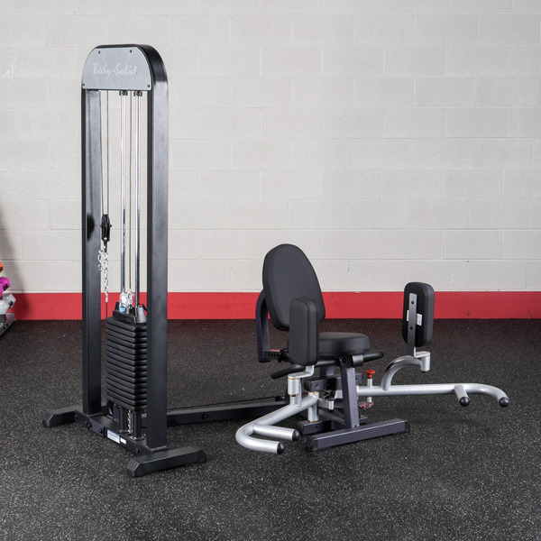Reiden lähennys- ja loitonnuslaite painopakalla  Body-Solid Pro Select 2