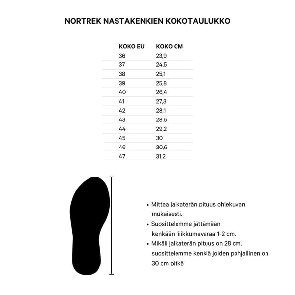 Nortrek Spike Vedenpitävät nastakengät 14