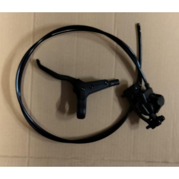 TAKAJARRU Tektro HD-M275 (HD-M285) hydro brake, w/o adapter, oil hose: 1500-1600 mm, oil hose with quick release connect (internal wiring), right hand control, with 160 disc rotor 1