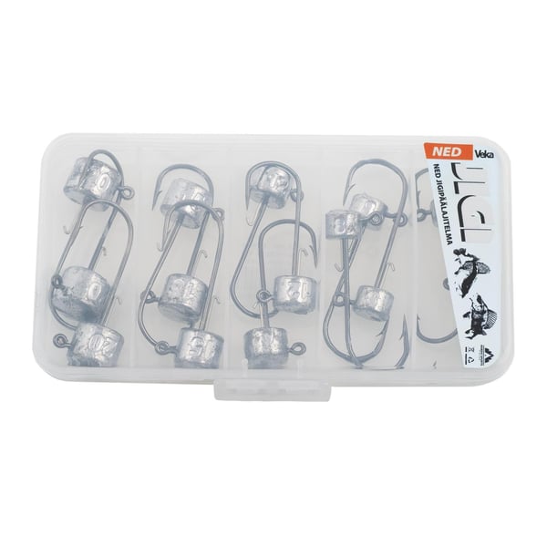 VEKA NED Kuha Jigipäälajitelma, 7-20 g / 15 kpl 2