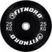 Levypaino Bumper Black 25 kg, FitNord